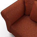 Мебельная ткань Шенилл терракотовый цвет 138 см T4-44 варинант исполнения - 3 | Loft Concept в Саратове