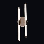 Бра с круглым основанием золотого цвета и двумя вертикальными плафонами Hex Scaffold варинант исполнения - 2 | Loft Concept в Саратове