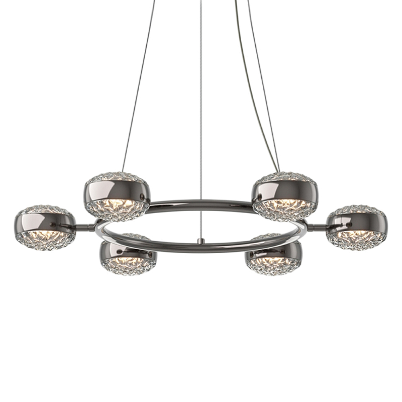 Люстра подвесная Mind 3000К 60Вт Черный Серый в Саратове | Loft Concept 