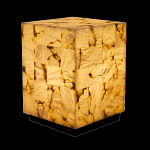 Торшер прямоугольный из натурального камня Calcite Geometry варинант исполнения - 5 | Loft Concept в Саратове