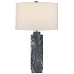 Настольная лампа с корпусом из серого мрамора Breathtaking View варинант исполнения - 3 | Loft Concept в Саратове