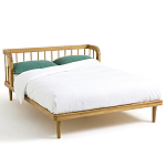 Кровать из массива дуба с пружинным блоком Mateta варинант исполнения - 1 | Loft Concept в Саратове