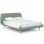 Кровать с мягким изголовьем Palmer Bed варинант исполнения - 9 | Loft Concept в Саратове