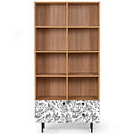 Широкий стеллаж с принтом Elise Rack варинант исполнения - 20 | Loft Concept в Саратове