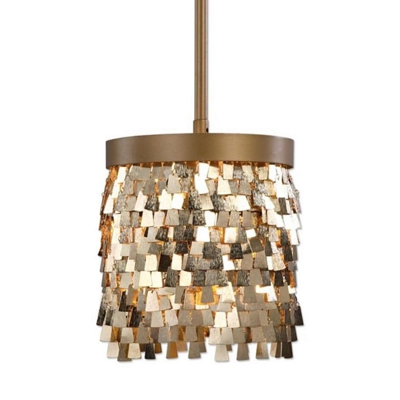 Подвесной светильник Uttermost Lamps Tillie 1 Light Золотой Подвесной светильник Uttermost Lamps Tillie 1 Light Золотой в Саратове | Loft Concept