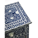 Комод инкрустация костью ORIENTAL Indian синий орнамент варинант исполнения - 4 | Loft Concept в Саратове