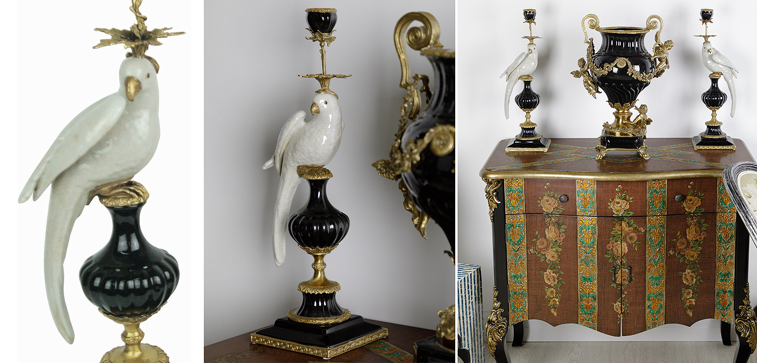 Подсвечник White Parrot Подсвечник White Parrot - Loft-Concept в Саратове