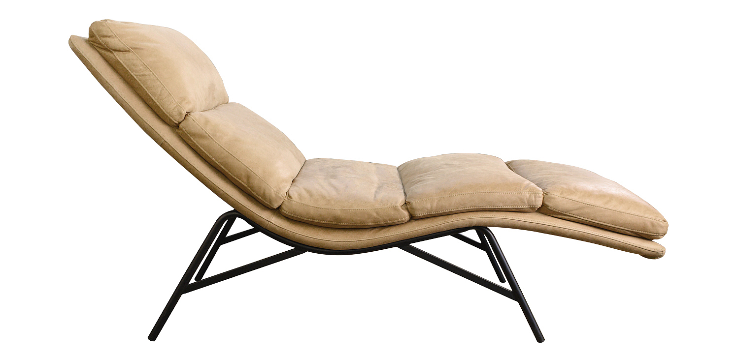 Кушетка Aimeric Leather Chaise Longue Кушетка Aimeric Leather Chaise Longue - Loft-Concept в Саратове