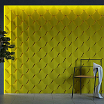 Гипсовая 3D Панель DRAGON SCALE - B варинант исполнения - 2 | Loft Concept в Саратове