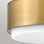 Потолочный светильник круглой формы с белым матовым плафоном Hinkley варинант исполнения - 2 | Loft Concept в Саратове