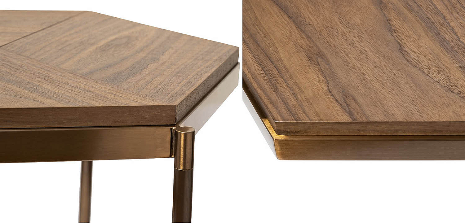 Приставной стол Hexagonal Side Table Приставной стол Hexagonal Side Table - Loft-Concept в Саратове