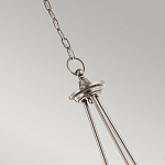 Люстра с прозрачными плафонами из пузырчатого стекла Kichler варинант исполнения - 8 | Loft Concept в Саратове