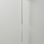 Бра с белым текстильным абажуром и хрустальными подвесками с декоративной кисточкой Lustre Reverie варинант исполнения - 5 | Loft Concept в Саратове