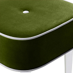 Квадратный мягкий пуф на белых ножках Winton Pouf Square варинант исполнения - 2 | Loft Concept в Саратове