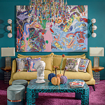 Homer Simpson in Paradise картина акрил на холсте варинант исполнения - 1 | Loft Concept в Саратове