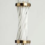 Подвесной светильник с цилиндрическим плафоном из прозрачных стеклянных трубок Nembus варинант исполнения - 7 | Loft Concept в Саратове