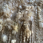 Круглый Вязанный Гобелен Абстракция Breath of Mist Wall Hanging варинант исполнения - 1 | Loft Concept в Саратове