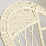 Комплект уличной мебели из ротанга Clara белый варинант исполнения - 3 | Loft Concept в Саратове