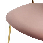 Стул Singer Chair без подлокотников Розовый Велюр варинант исполнения - 6 | Loft Concept в Саратове