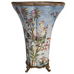 Фарфоровая ваза с изображением попугаев Eden Garden варинант исполнения - 2 | Loft Concept в Саратове