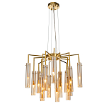 Люстра со стеклянными цилиндрическими плафонами Luminous Cylinders Amber варинант исполнения - 2 | Loft Concept в Саратове
