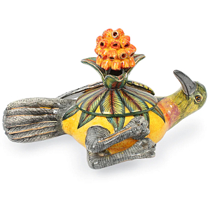 Шкатулка Птичка Sunbird Foral Box