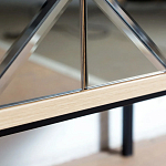 Шкаф с 2-мя зеркальными дверцами Serena Mirror Cabinet варинант исполнения - 5 | Loft Concept в Саратове