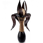 Настольная лампа черная INDONESIAN LAMPS 1 варинант исполнения - 1 | Loft Concept в Саратове