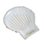 Фигурка из фарфора в виде ракушки морского гребешка Marine Tridacna варинант исполнения - 2 | Loft Concept в Саратове