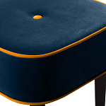 Квадратный мягкий пуф на черных ножках Winton Pouf Square варинант исполнения - 4 | Loft Concept в Саратове