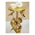 Столик приставной из металла с основанием в виде цветочной композиции Flower Arrangement Table варинант исполнения - 6 | Loft Concept в Саратове