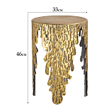 Столик дизайнерский Copper streaks варинант исполнения - 5 | Loft Concept в Саратове