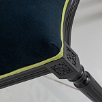 Стул чёрный из натурального бука с изображением птица в саду Blooming Red Birds варинант исполнения - 4 | Loft Concept в Саратове