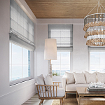 Люстра трехъярусная с декором из круглых деревянных бусин с кисточками Gray Brown Wooden Beads Chandelier варинант исполнения - 4 | Loft Concept в Саратове