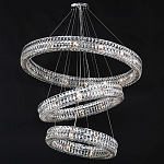 Хрустальная Люстра Элизабет из трех колец Хром  варинант исполнения - 1 | Loft Concept в Саратове