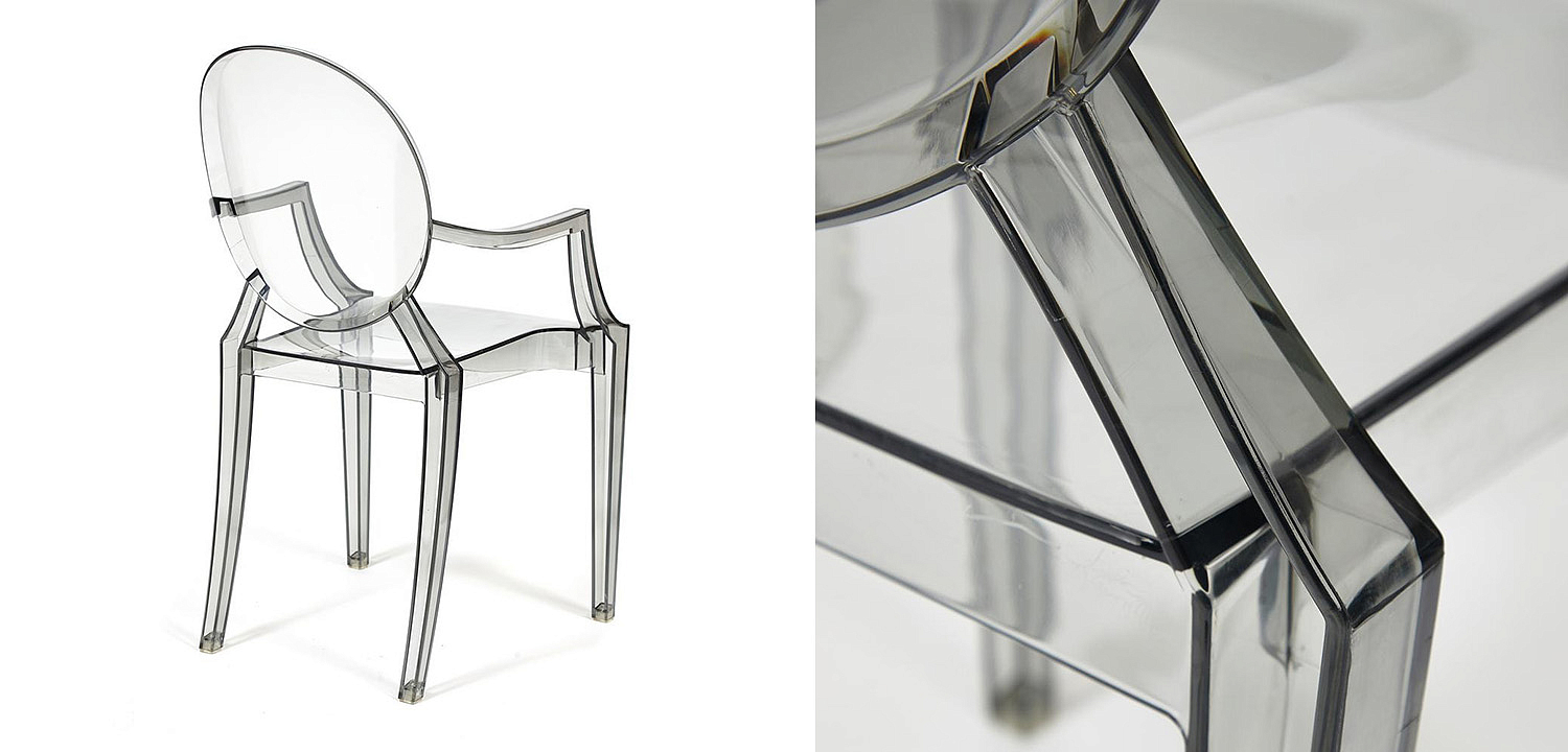 Стул Transparent Chair серый Стул Transparent Chair серый - Loft-Concept в Саратове