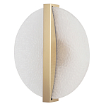 Бра с белым матовым стеклянным плафоном круглой формы Soft Glow Harmony варинант исполнения - 3 | Loft Concept в Саратове