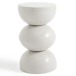 Приставной столик белого цвета Bead варинант исполнения - 1 | Loft Concept в Саратове