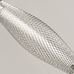 Люстра круглая каскадня с 5-ю плафонами из металлической сетки Mesh Lampshade Lighting варинант исполнения - 7 | Loft Concept в Саратове