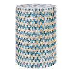 Столик с инкрустацией с перламутровым узором Rona варинант исполнения - 1 | Loft Concept в Саратове