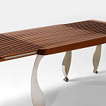 Дизайнерский раздвижной обеденный стол Poltronova Split Dining Table варинант исполнения - 4 | Loft Concept в Саратове