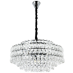 Люстра с хрустальными подвесками в виде капель Antoine Crystal Drops Chrome Chandelier 16 варинант исполнения - 2 | Loft Concept в Саратове