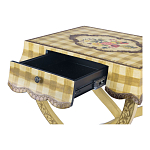 Приставной столик с ящиком в стиле ретро Vintage Rustic Tablecloth варинант исполнения - 3 | Loft Concept в Саратове
