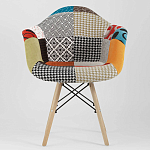 Стул с обивкой в стиле Patchwork варинант исполнения - 2 | Loft Concept в Саратове