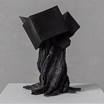 Скульптура «Окаменелый рост», Черный объект варинант исполнения - 1 | Loft Concept в Саратове