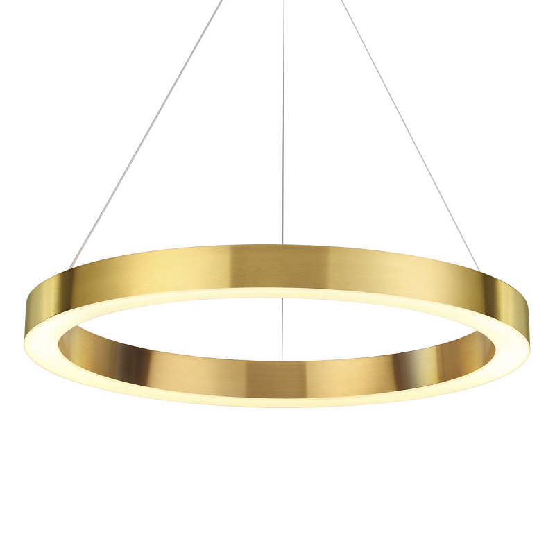 Люстра Gold Ribbon Ring II Золотой Люстра Gold Ribbon Ring II Золотой в Саратове | Loft Concept
