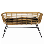 Кушетка плетеная из ротанга Wicker Сouch варинант исполнения - 2 | Loft Concept в Саратове