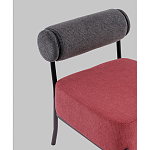 Кресло Ponpoun тёмно-серый бордо варинант исполнения - 2 | Loft Concept в Саратове