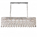 Люстра овальная с хрустальными подвесками Roul Crystal Light варинант исполнения - 6 | Loft Concept в Саратове