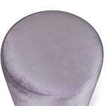 Пуф фиолетовый велюр на золотом металлическом основании Golden Belt варинант исполнения - 2 | Loft Concept в Саратове